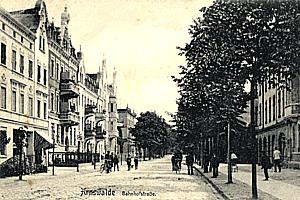 Arnswalde -- Bahnhofstra&szlig;e