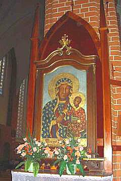 Dobiegniew -- Marienbild in Kirche