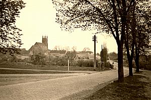 Dobiegniew -- Blick von der Hochzeiter Chaussee