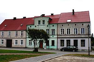 Dobiegniew -- Ostbebauung am Pl. Starca