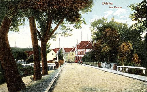 Driesen/Nm -- Am Damm um 1900