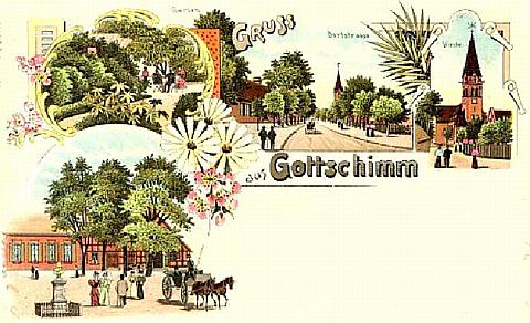 Gottschimm -- Gru&szlig;karte