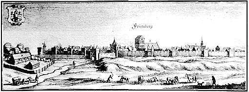 Neumark -- Altes Panorama von Friedeberg/Nm.