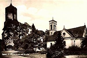 Lagow/Nm -- Kirche + Schlo&szlig;