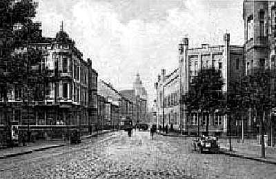 Neumark -- Landsberg/Warthe Richtstra&szlig;e mit Landgericht