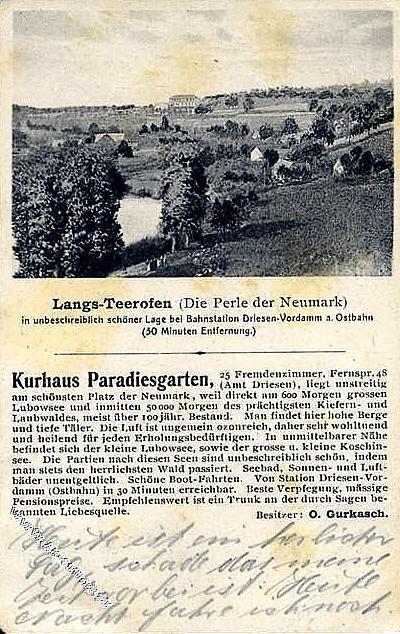 Langs-Teerofen bei Driesen