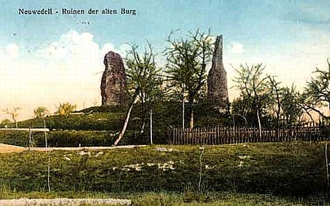 Neuwedell -- Burgruine um 1910