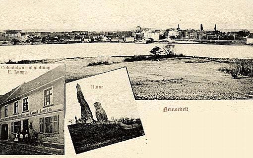 Neuwedell/Nm -- Alte Gru&szlig;karte von 1920