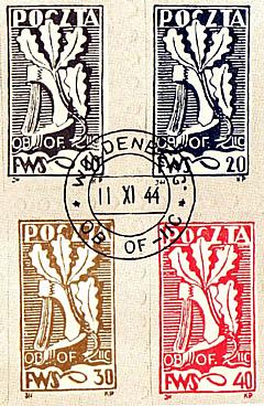 OfLag-IIC -- Briefmarken - 11.11.1944