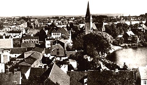 Deutsch-Krone -- Stadtansicht um 1930