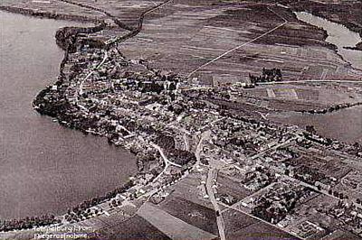 Tempelburg -- Luftansicht um 1925