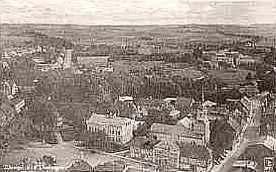 Pommern -- Wangerin aus der Luft