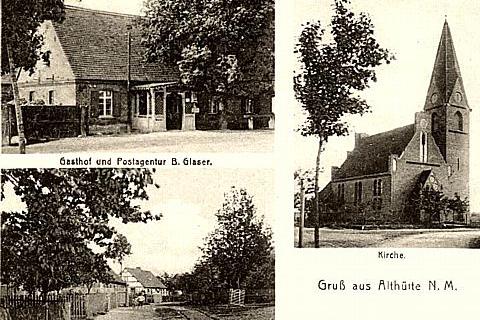 Alt-H&uuml;tte/Nm -- 3 Dorfansichten