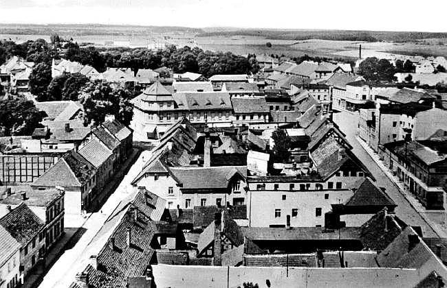 Woldenberg -- Blick &uuml;ber die Stadt nach Westen