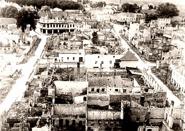 Woldenberg -- 1945 zerst&ouml;rt