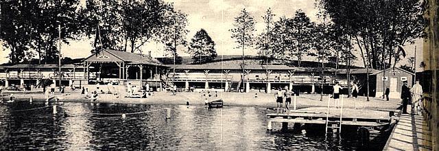 Woldenberg/Neumark -- Die Badeanstalt um 1930