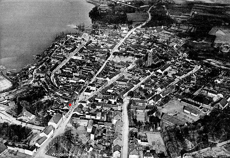 Fliegeraufnahme Woldenbergs von um 1932