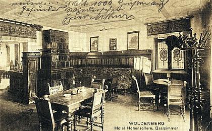 Woldenberg -- Das Gastzimmer im Hotel Hohenzollern
