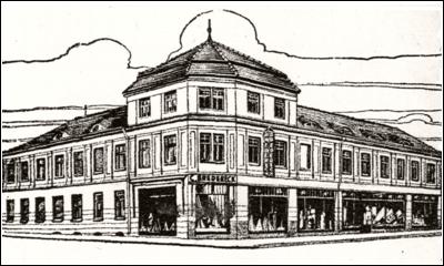 Woldenberg -- Kaufhaus C.Bedereck um 1930