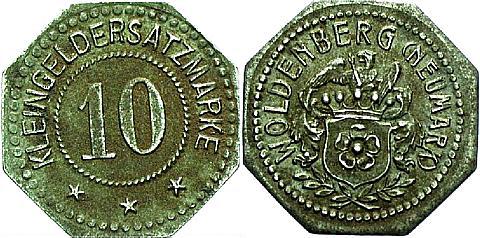 Woldenberg/Nm -- Kleingeldersatz-Marke