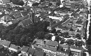 Woldenberg/Nm. -- Kirche mit Markt und Umgebung