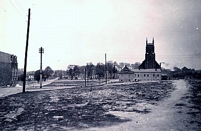 Woldenberg/Dobiegniew -- Das zerst&ouml;rte Zentrum um 1955
