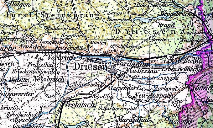 Driesen/Nm. und Umgebung 1937