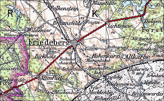 Friedeberg/Nm. und Umgebung 1937