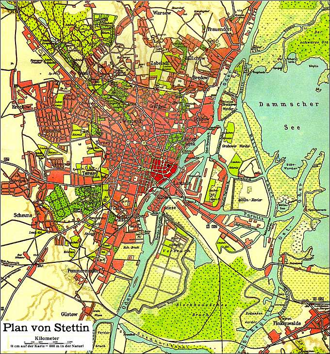 Stettin und Umgebung 1940