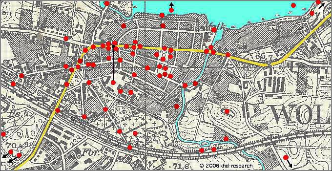 Woldenberg -- Standorte von Fotos