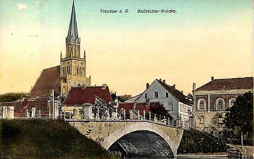 Treptow an der Rega -- Badst&uuml;ber-Br&uuml;cke